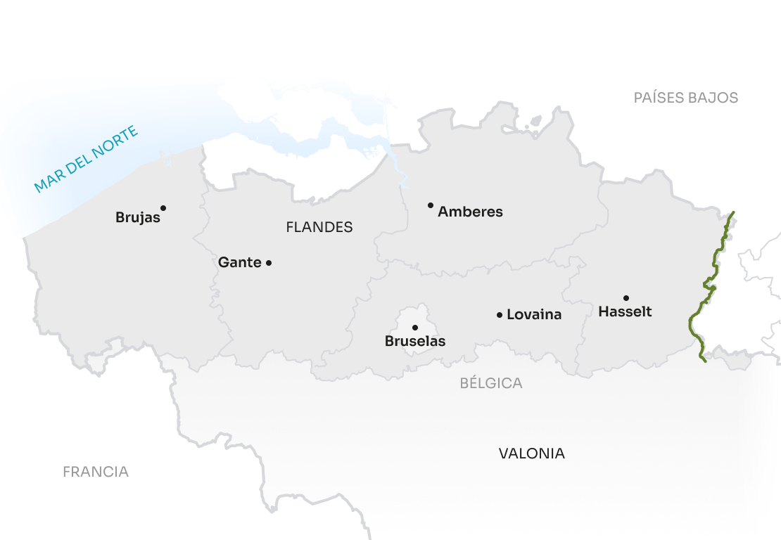Map Flanders ES Meuse Route