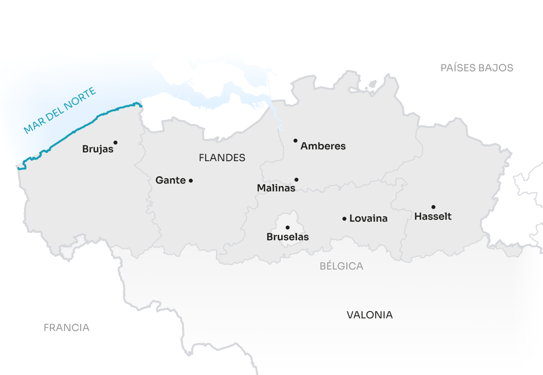 Map Flanders ES Coastal Route