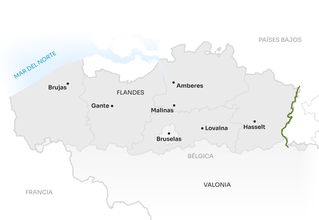 Map Flanders ES Meuse Route